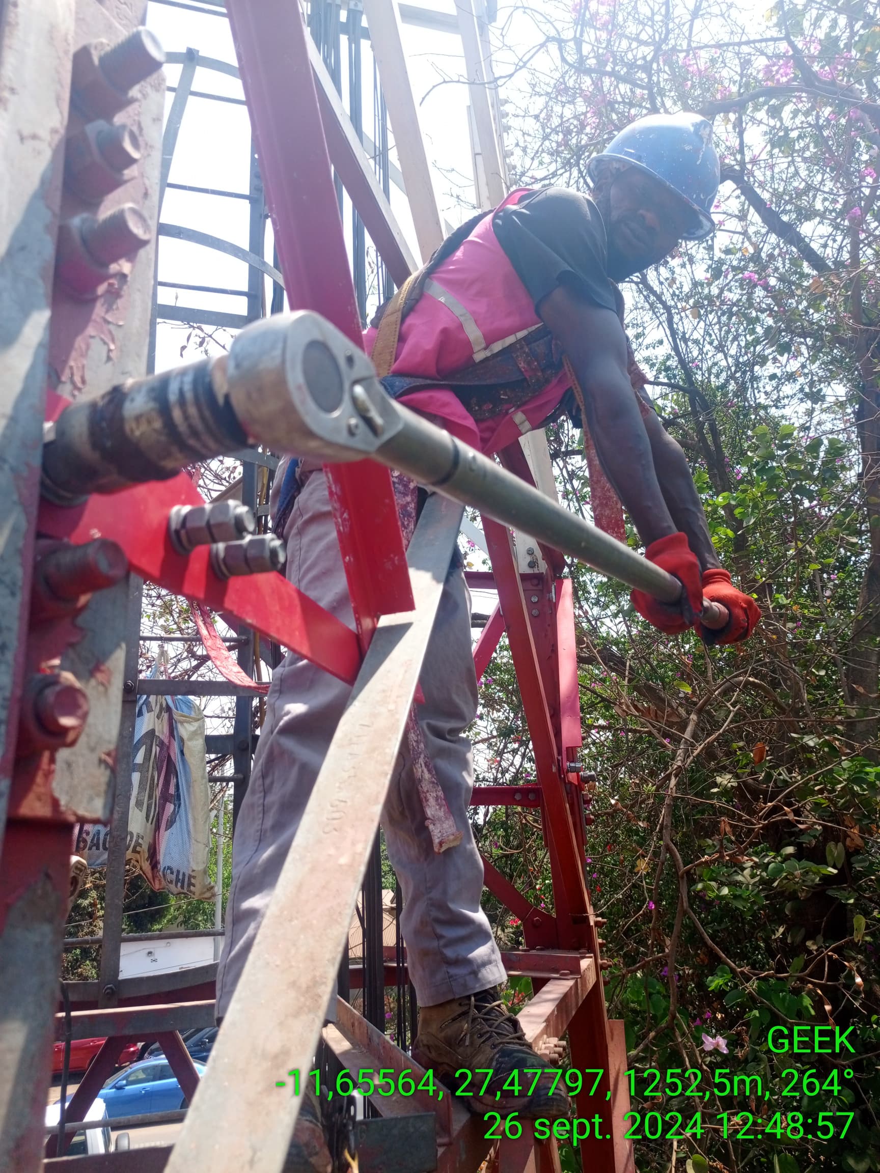 Montage des structures de renforcement